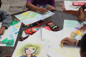 HCC Khushi Ghar Kids Draw with Crayons