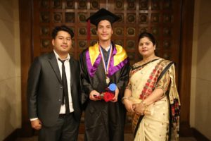 Rupesh Graduates with Bachelor’s in Hotel Management