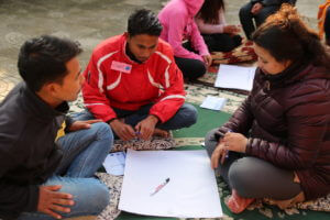 HCC Nepal Student Workshop Drawing