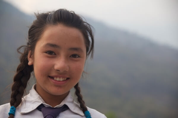 Himalayan Children Charities Girl Smiling